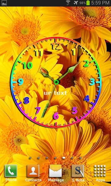 Flower Clock Live Wallpaper - Preview 10