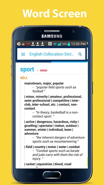 Collocation Dictionary - Preview 7