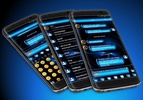 SMS Messages SpheresBlue Theme screenshot 7