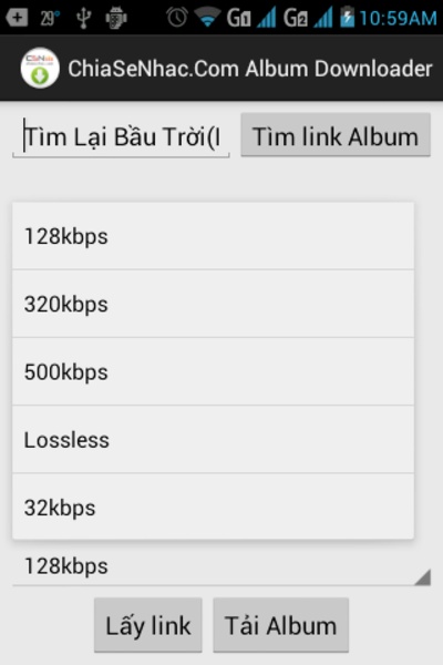 ChiaSeNhac.Com Album Downloader - Preview 4