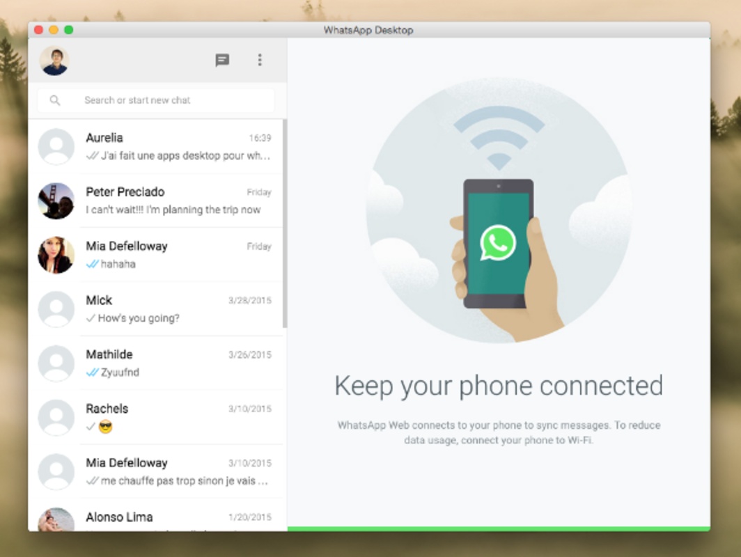 ������ ����� WhatsApp for mac 67fe1f09aa5a6ed8a5f0