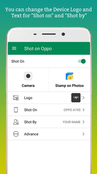 ShotOn for Oppo: Auto Add Shot on Photo Watermark - Preview 3