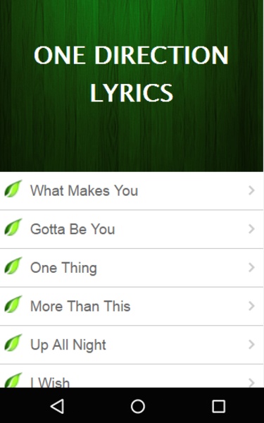 One Direction Music Lyrics - Preview 1