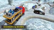 OffRoad Police Truck Transporter Games screenshot 1