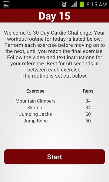 30 Day Cardio Challenge - Preview 4