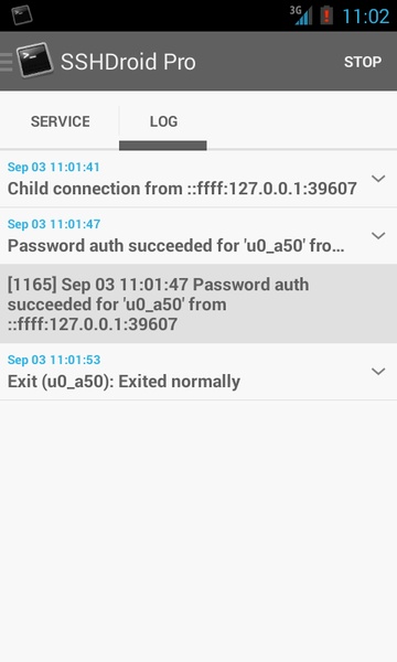 SSHDroid - Preview 5