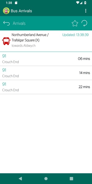 London Bus Arrival Times (nearby) - Preview 4