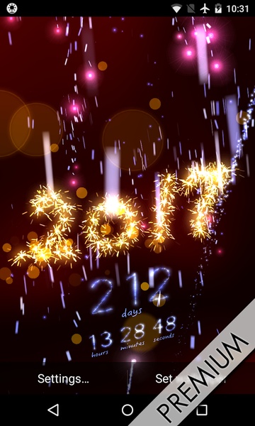 New Year Countdown app for android