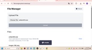 File Manager Upload screenshot 1