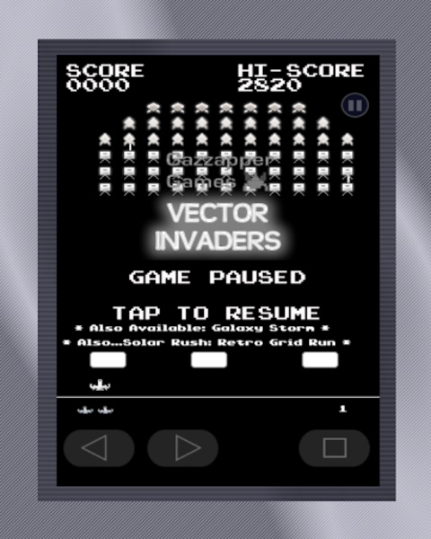 Vector Invaders in Space - Preview 1