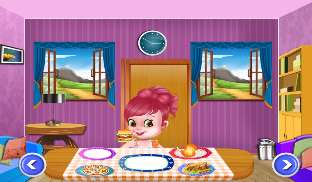 Little Girl Wash Kitchen Dishes - Preview 7