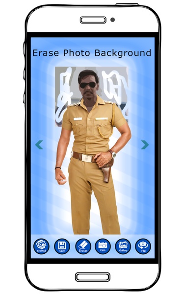 Men Police Dress Photo Suit - Preview 6