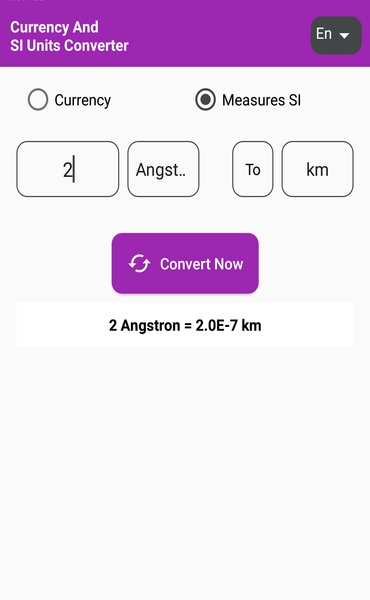 Currency And SI Units Converter - Preview 2