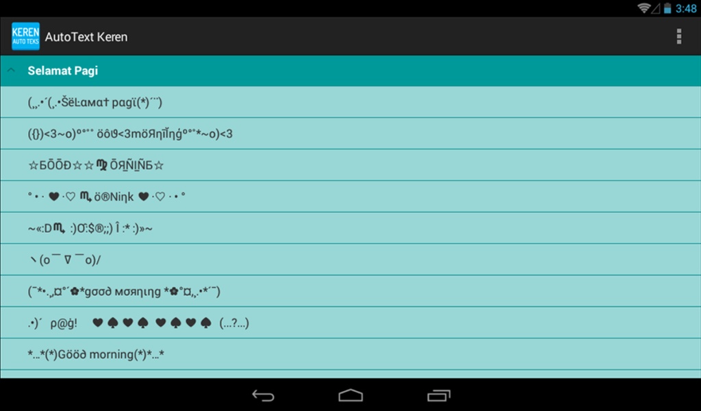 AutoText Keren - Preview 2