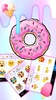 Pastel Pink Donut Keyboard Theme screenshot 2