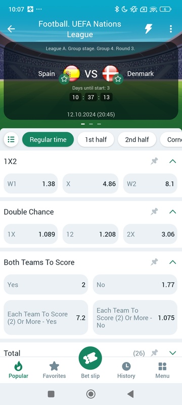 Betwinner Screenshot 8