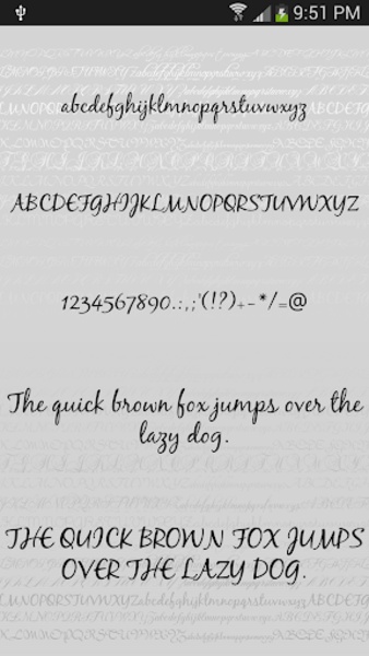 Script Free Font Theme - Preview 4