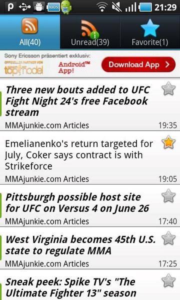 MMA NewsArena - Preview 2