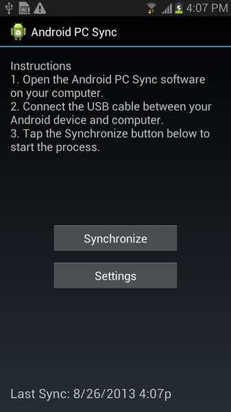 Android PC Sync - Preview 6