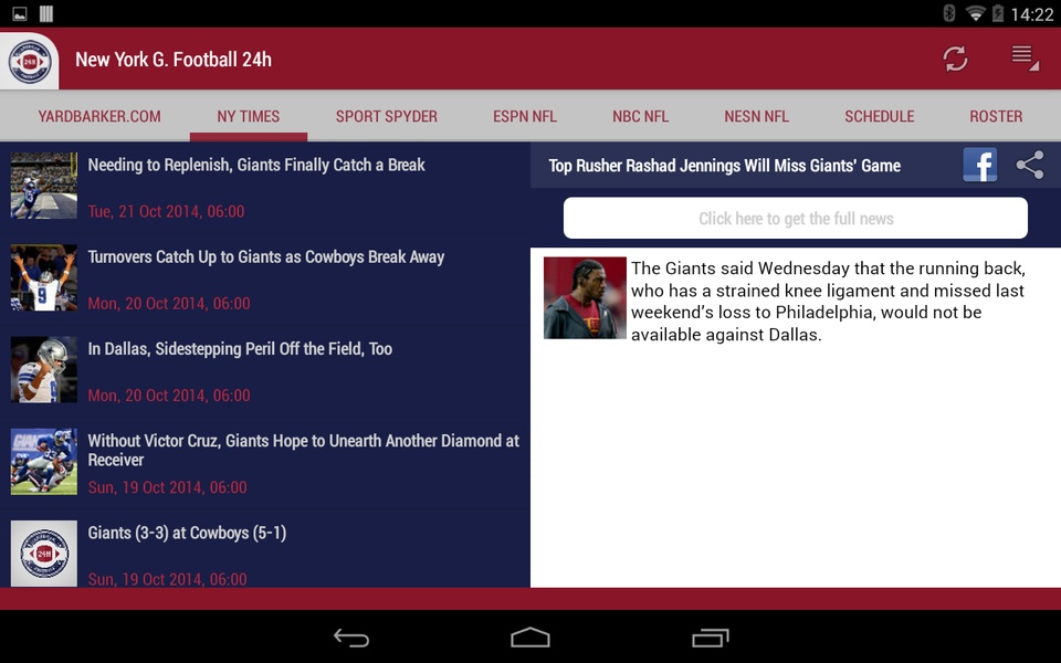 New York G. Football 24h - Preview 4