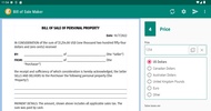 Bill of Sale Maker screenshot 2