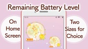 Battery widget Flowery Kiss screenshot 6