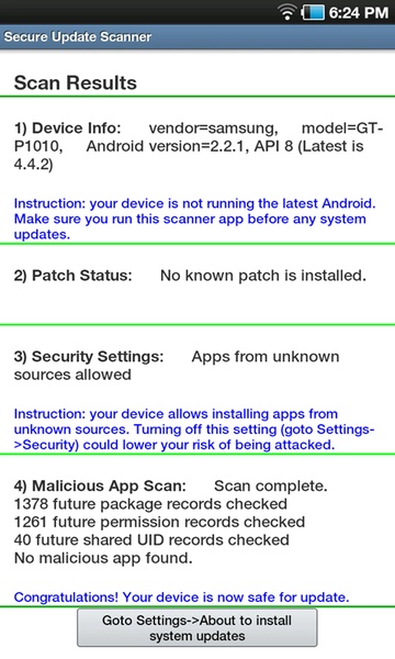 Secure Update Scanner - Preview 3