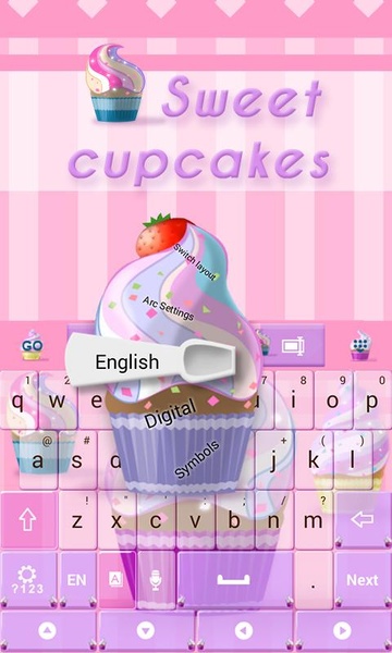 Sweet Cupcake Keyboard - Preview 4