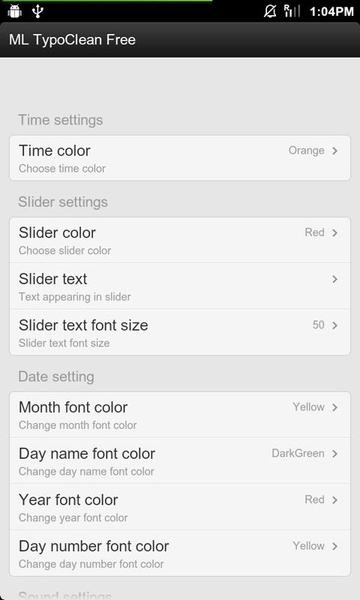 MLTypoCleanFreeMagicLockerTheme - Preview 1
