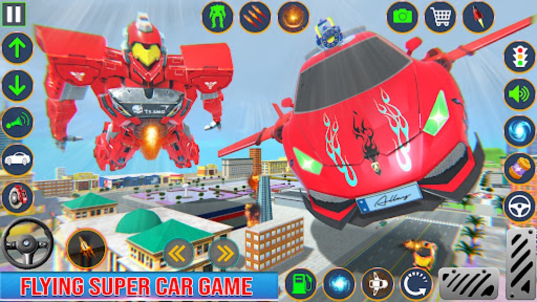 Flying Taxi Robot Game - Preview 3
