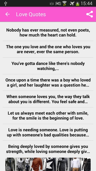 Love Songs & Quotes - Preview 1
