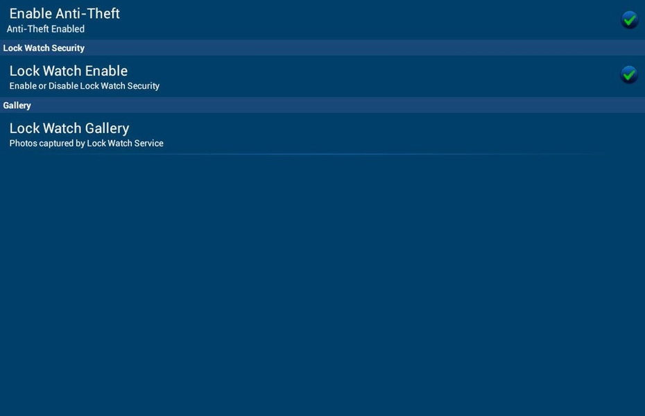 eScan Tablet Security - Preview 8