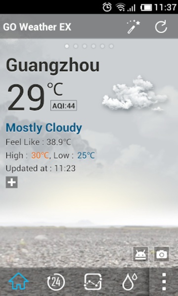 Defalut theme 1.0 GOWeatherEX - Preview 1
