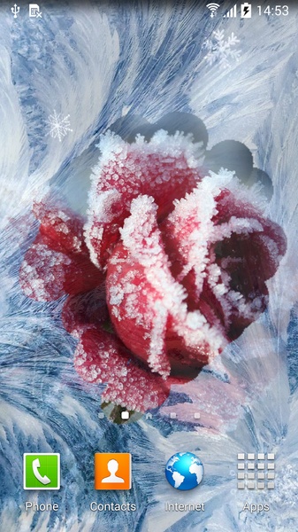 Frozen Flowers Live Wallpaper - Preview 5