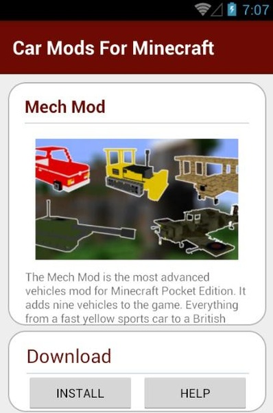 Car Mods For Minecraft - Preview 1