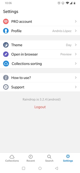 Raindrop.io - Preview 4