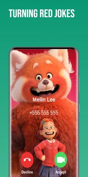 Turning Red Fake Video Call - Preview 3