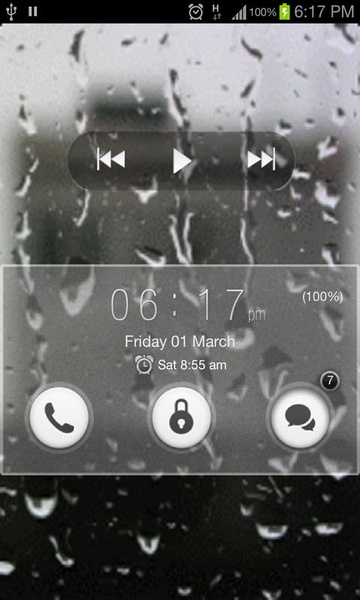 Rain Drops Go Locker Theme - Preview 4