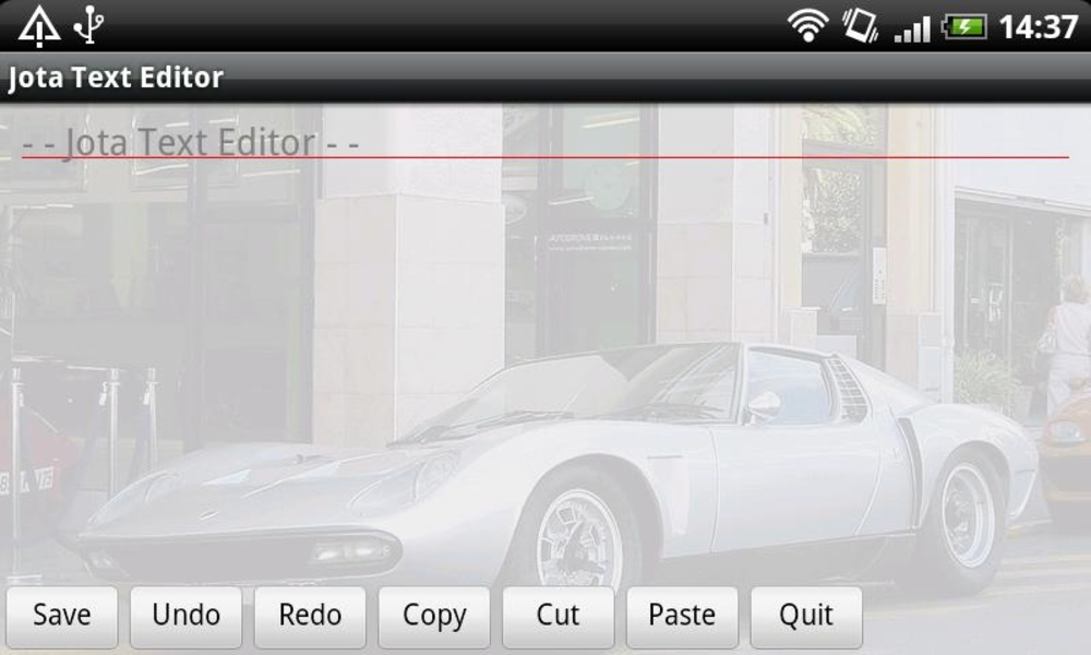 Jota Text Editor - Preview 2