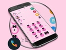 Theme Dialer Ribbon Black Pink screenshot 1