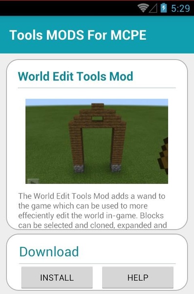 Tools MODS For MCPE - Preview 4