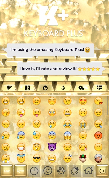 Keyboard Gold - Preview 4