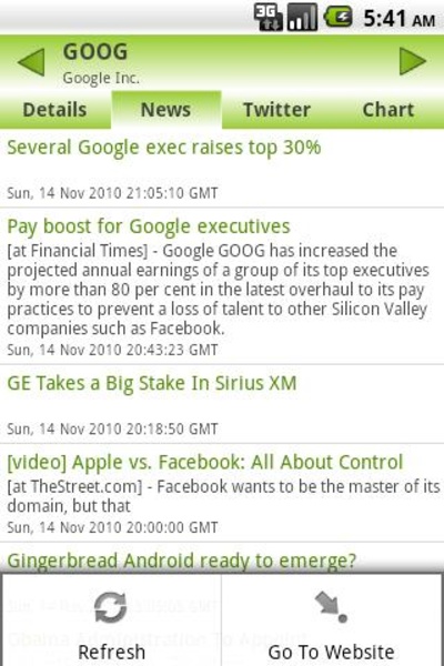 Stock Watcher - Preview 4