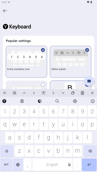 Yandex.Keyboard - Preview 2