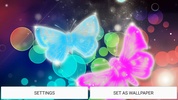 Neon Butterfly Live Wallpaper screenshot 2