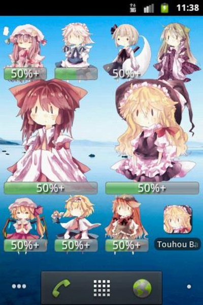 Touhou Battery Widget - Preview 2