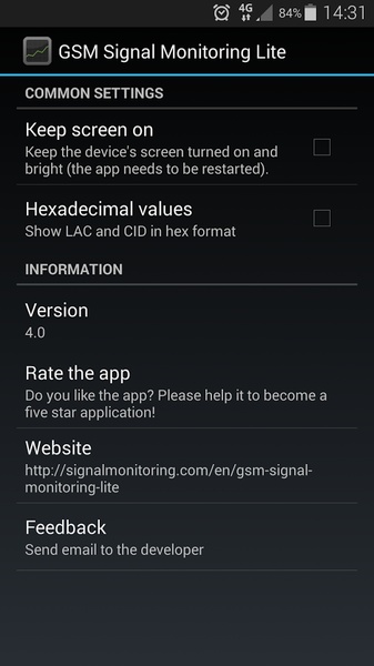 GSM Signal Monitoring Lite - Preview 1