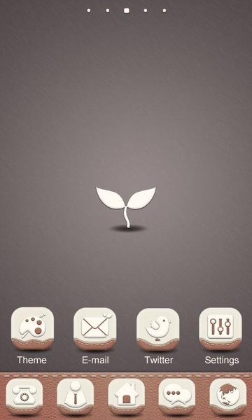 Higan GOLauncher EX Theme - Preview 4