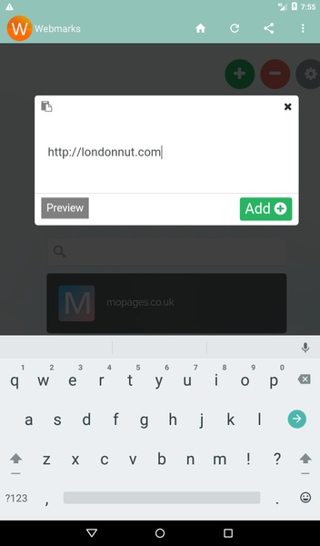 Webmarks - Preview 4