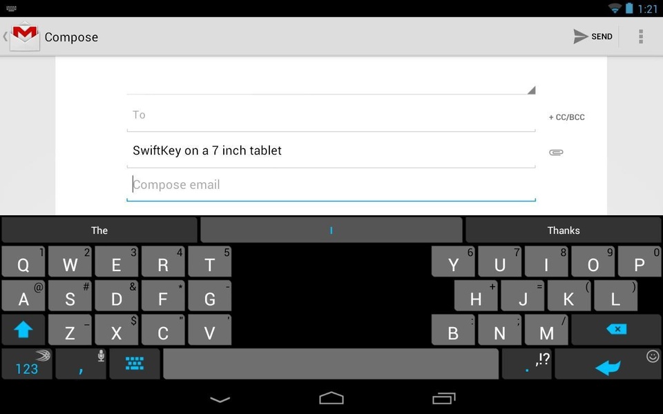 SwiftKey Tablet - Preview 6